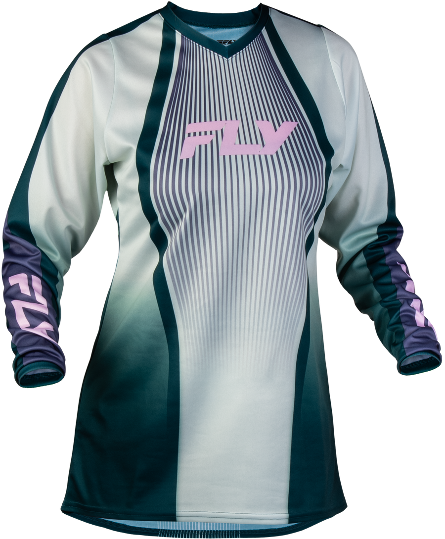 WOMEN'S F-16 LIFT JERSEY GREEN/PURPLE/PINK
