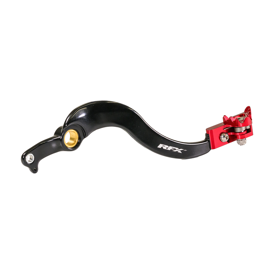 REAR BRAKE PEDAL RED FOLDING-TIP HON | FXRB 10800 99RD