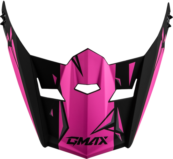 YOUTH MX-46Y UNSTABLE VISOR MATTE BLACK/PINK YS-YL