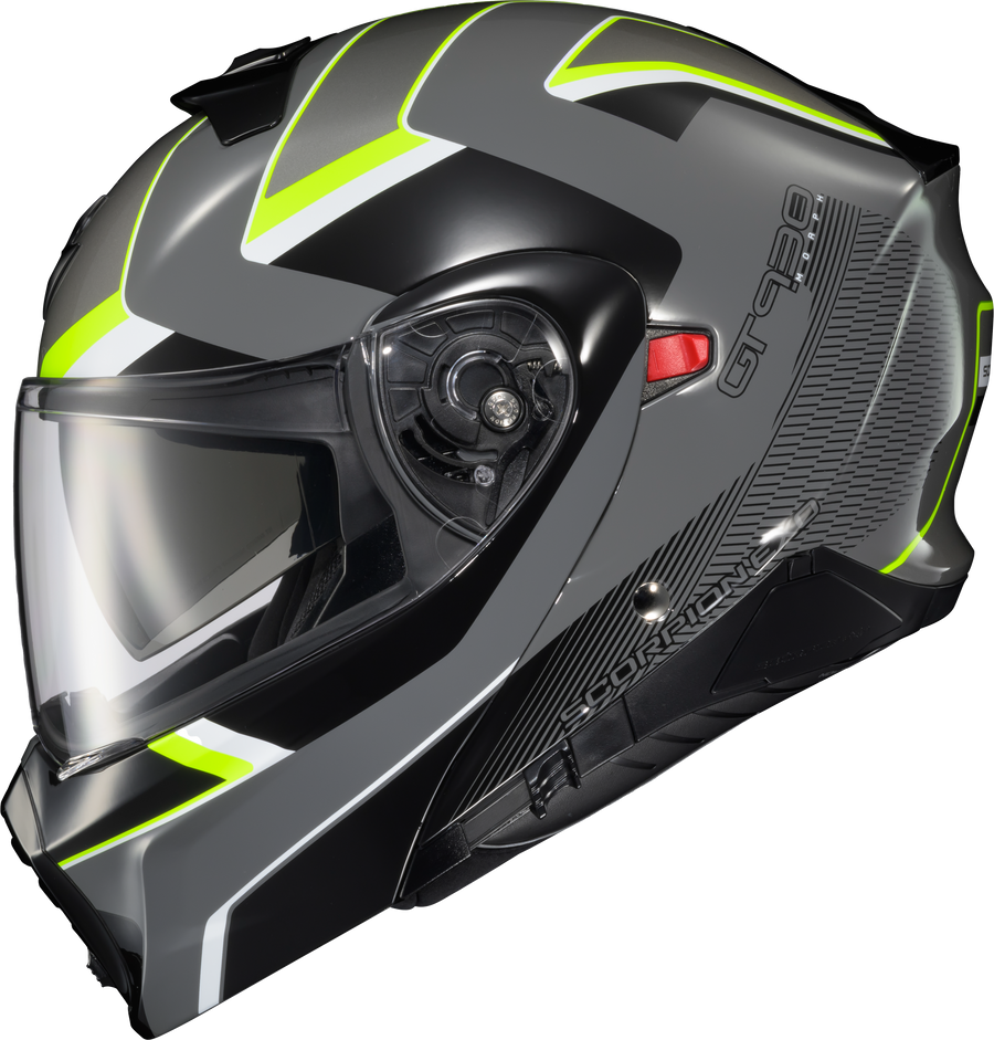 EXO-GT930 TRANSFORMER HELMET MORPH GREY/HI-VIZ