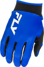 YOUTH F-16 GLOVES BLUE/WHITE YXS