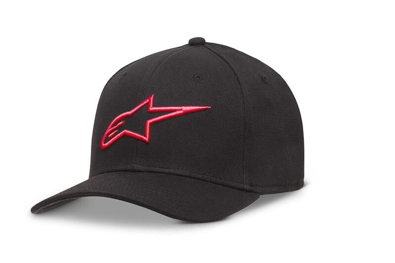 AGELESS CURVE HAT BLACK/RED SM/MD