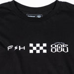 805 MOTORCLUB LSTEE BLK 2XLG