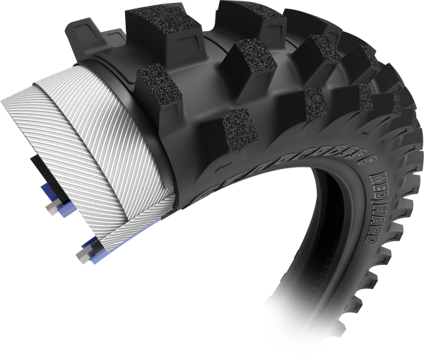 TIRE STARCROSS 6 MED HARD REAR 110/100-18 64M BIAS TT