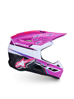 S-M3 FALCON YTH HLMT ECE06/DOT PRPL/WHT/BLK/PINK FL GL YS