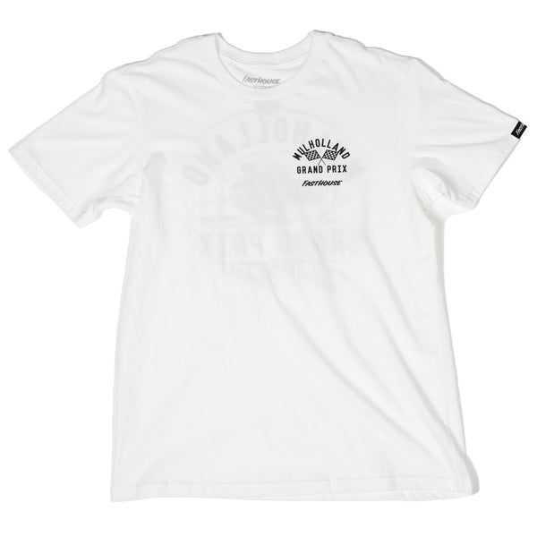 MULHOLLAND GP TEE WHITE