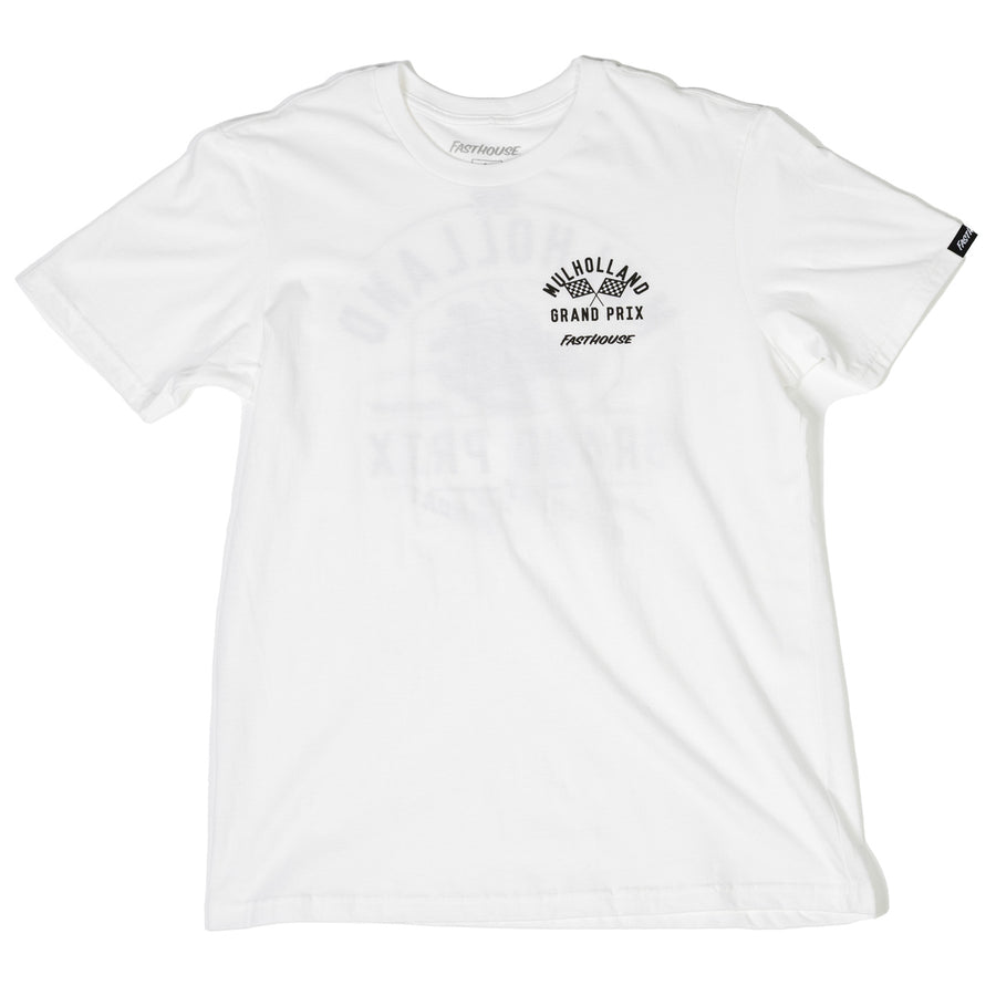 MULHOLLAND GP TEE WHITE