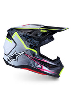S-M7 BLASTER HELMET ECE06/DOT BLK/GRY/WH/YLLW FLUO GLSY XL