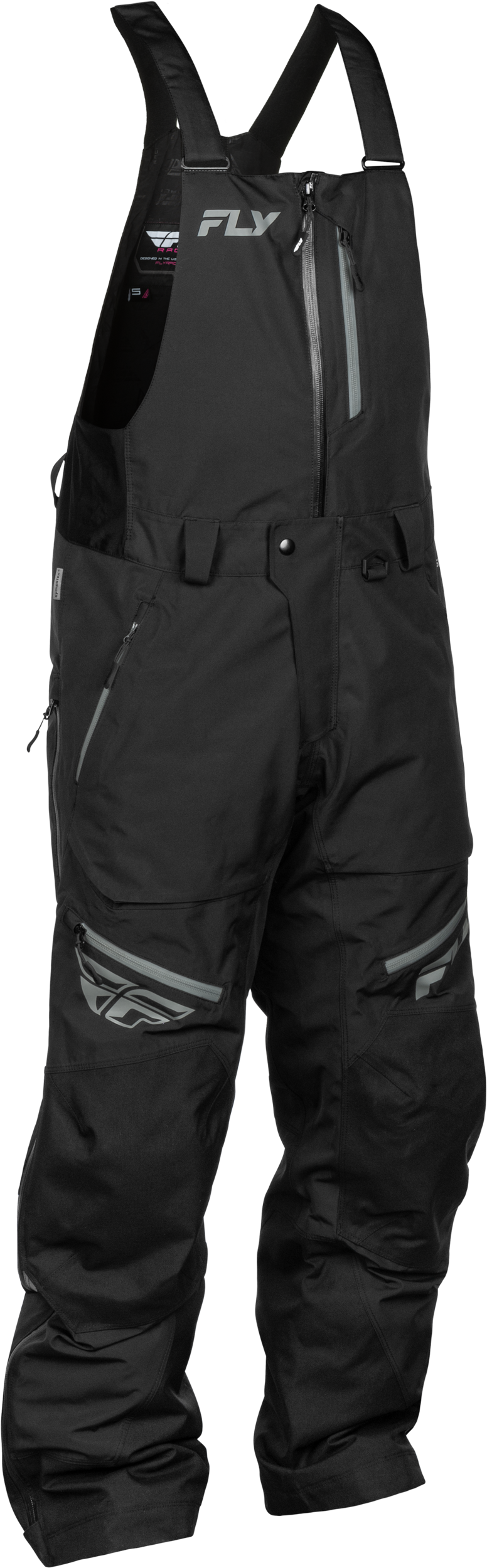INCLINE BIB BLACK/GREY LG