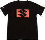 SUZUKI BOLD TSHIRT BLACK MD | 80-121-2