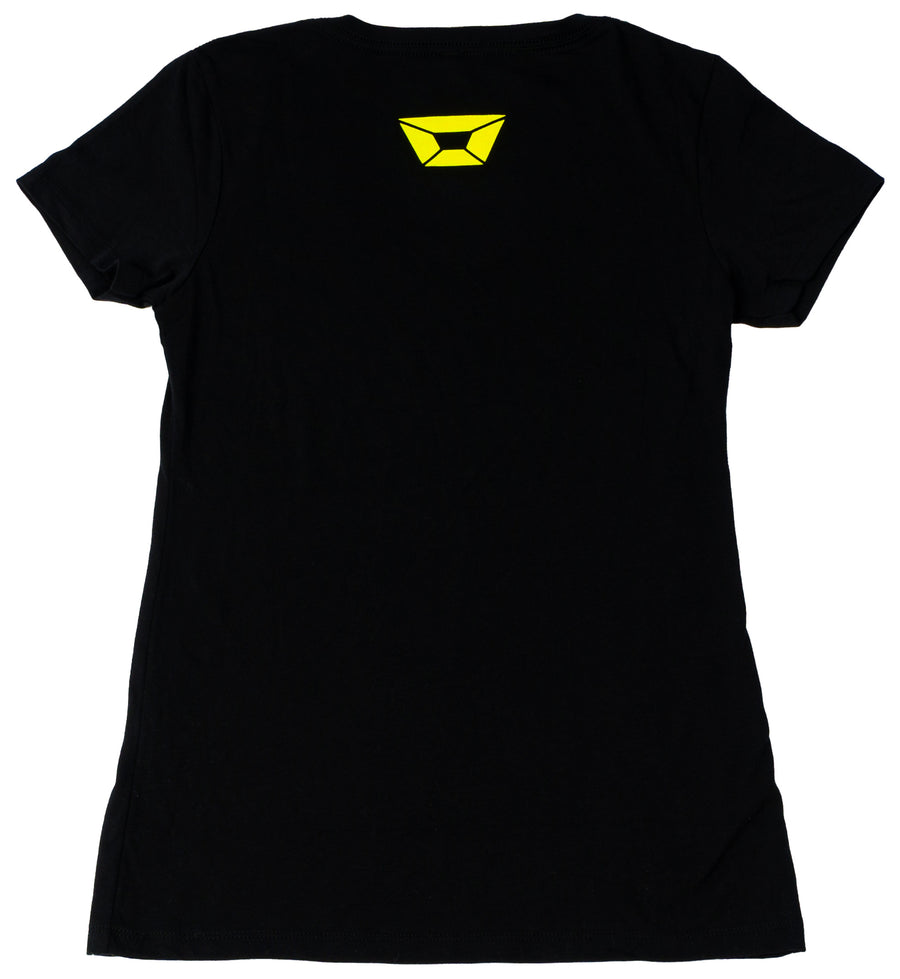 CT LOGO SS V TEE BLACK