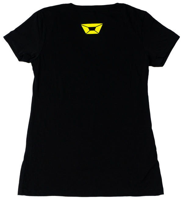 CT LOGO SS V TEE BLACK