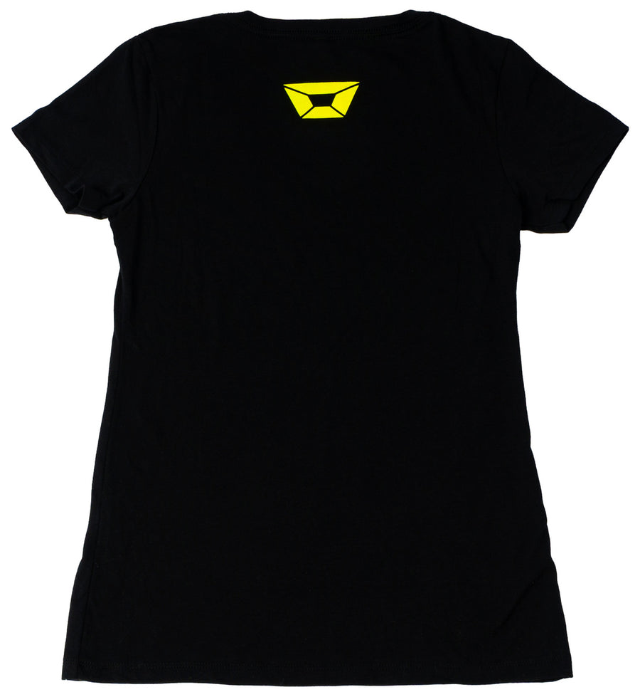 CT LOGO SS V TEE BLACK