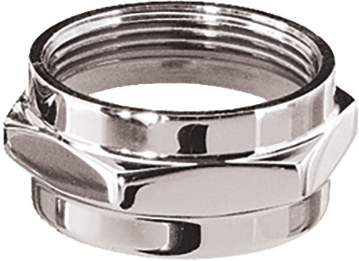 22MM / 22MM PETCOCK NUT CHROME WITH NYLON WASHER | A3001C