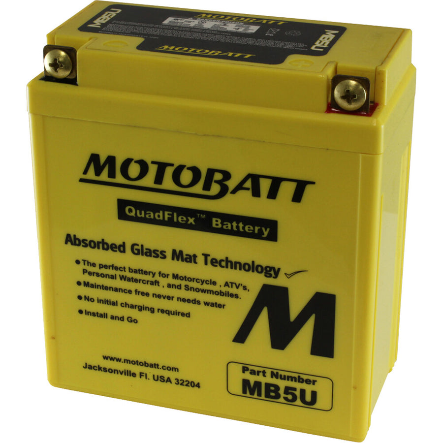 BATTERY MB5U SEALED FACTORY ACTIVATED | MB5U