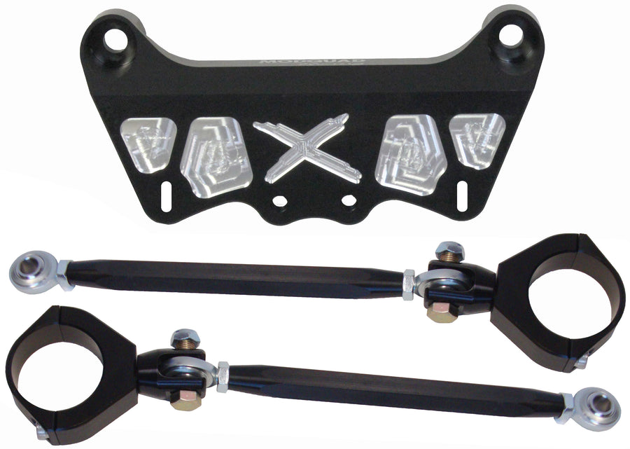 SHOCK TOWER SUPPORT SOLID BLACK X3 | CA-SS-BLK
