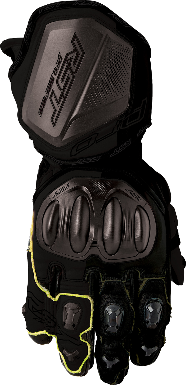 PRO SERIES GP D3O GLOVES BLACK LEATHER