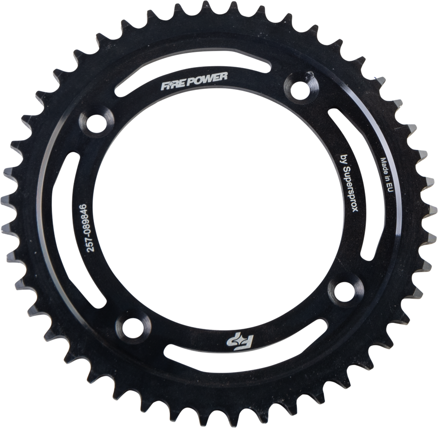 REAR SPROCKET STEEL 46T BLK
