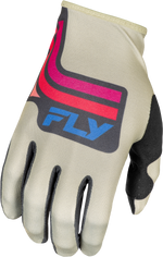 LITE VICE GLOVES LIGHT GREY/PINK/CORAL 3X | 378-7143X