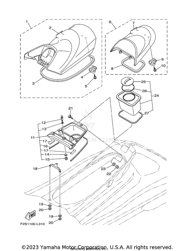 COVER, SEAT | F2S-U372B-B0-00