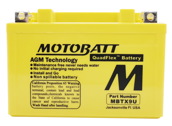 BATTERY MBTX9U SEALED FACTORY ACTIVATED | MBTX9U