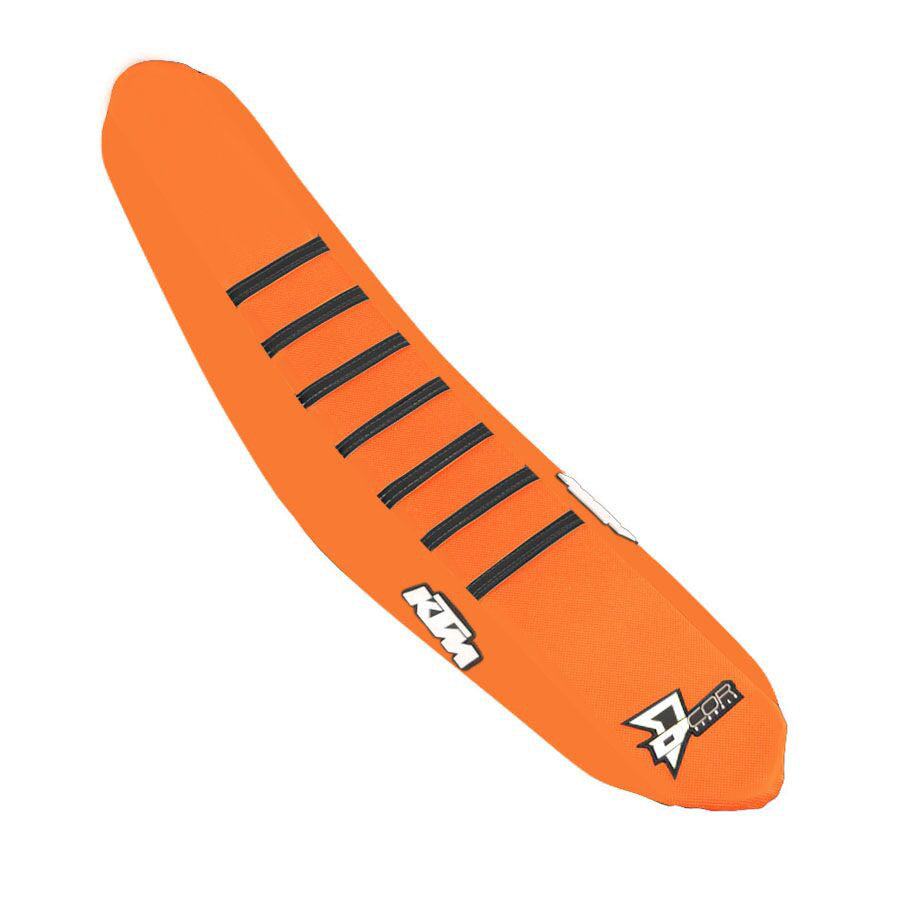 SEAT COVER ORANGE W/RIBS