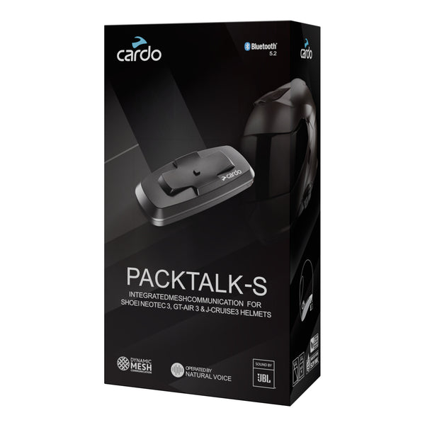 CARDO PACKTALK-S SHOEI