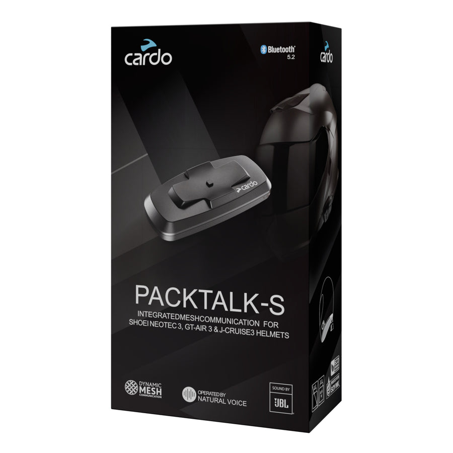 CARDO PACKTALK-S SHOEI