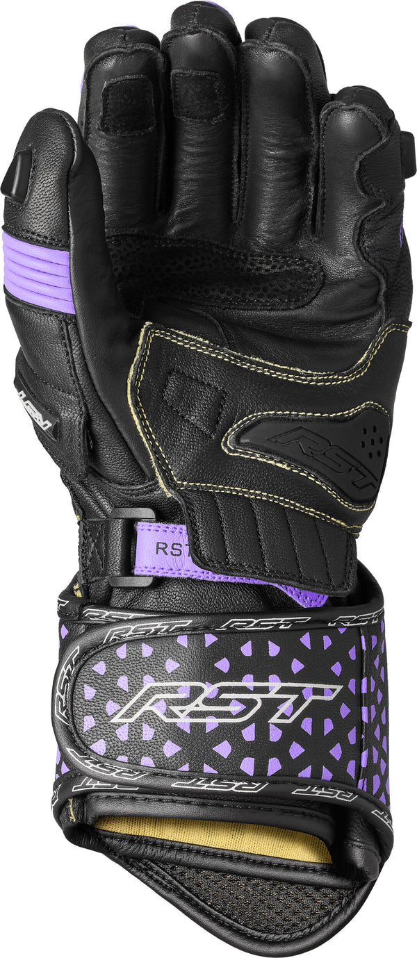 WOMENS TRACTECH EVO 4 CE GLOVE BLACK/FUSHIA/GREY LEATHER