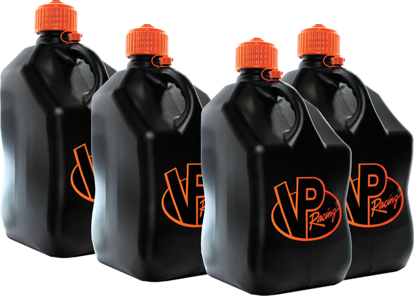 MOTORSPORTS CONTAINER V-TWIN 5.5 GALLON BLACK/ORANGE | 3852-CA