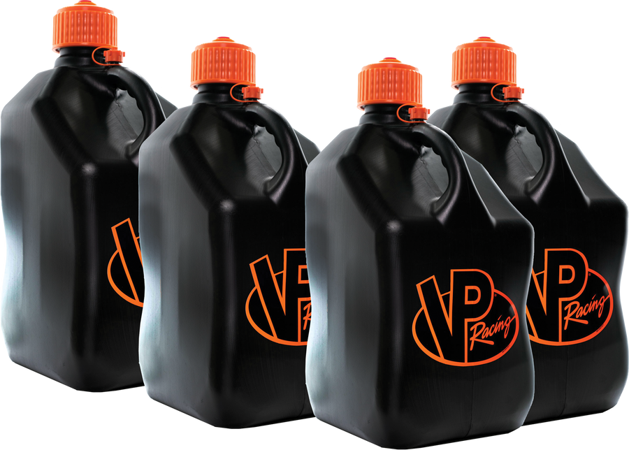 MOTORSPORTS CONTAINER V-TWIN 5.5 GALLON BLACK/ORANGE | 3852-CA