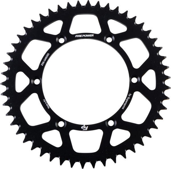 REAR SPROCKET ALUMINUM 50T BLK | FPA-460-50-BLK