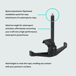 Wake and Ski Pylon for Switch Pontoon