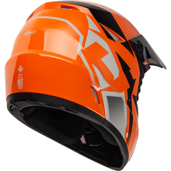 MX-46Y COMPOUND HELMET ORANGE/BLACK/GREY