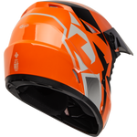 YOUTH MX-46Y COMPOUND HELMET ORANGE/BLACK/GREY YM