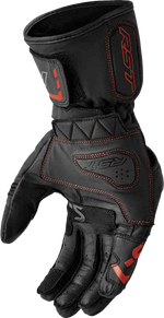 S1 GLOVE BLK/RED LEATHER