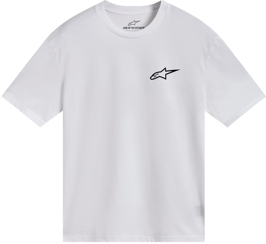 COMBO BACK SS CSF TEE WHITE/BLACK MD
