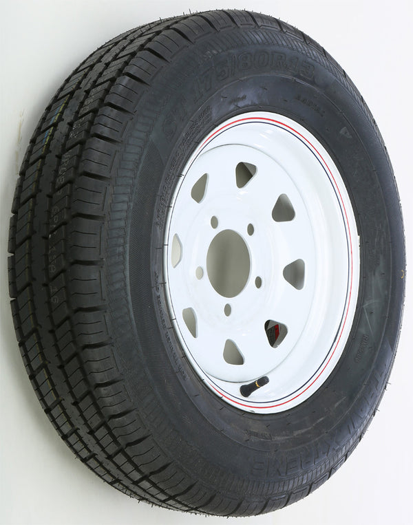 TRAILER TIRE AND WHEEL ASSEMBLY WHITE | TA2034512-71R175C-A