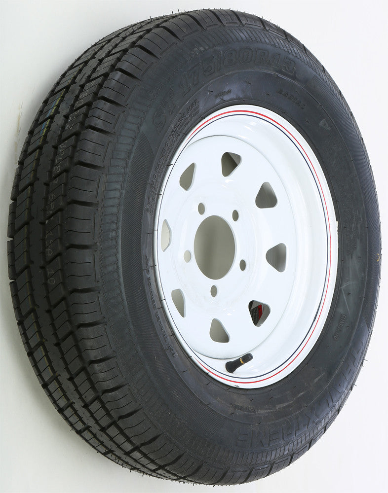 TRAILER TIRE AND WHEEL ASSEMBLY WHITE | TA2034512-71R175C-A