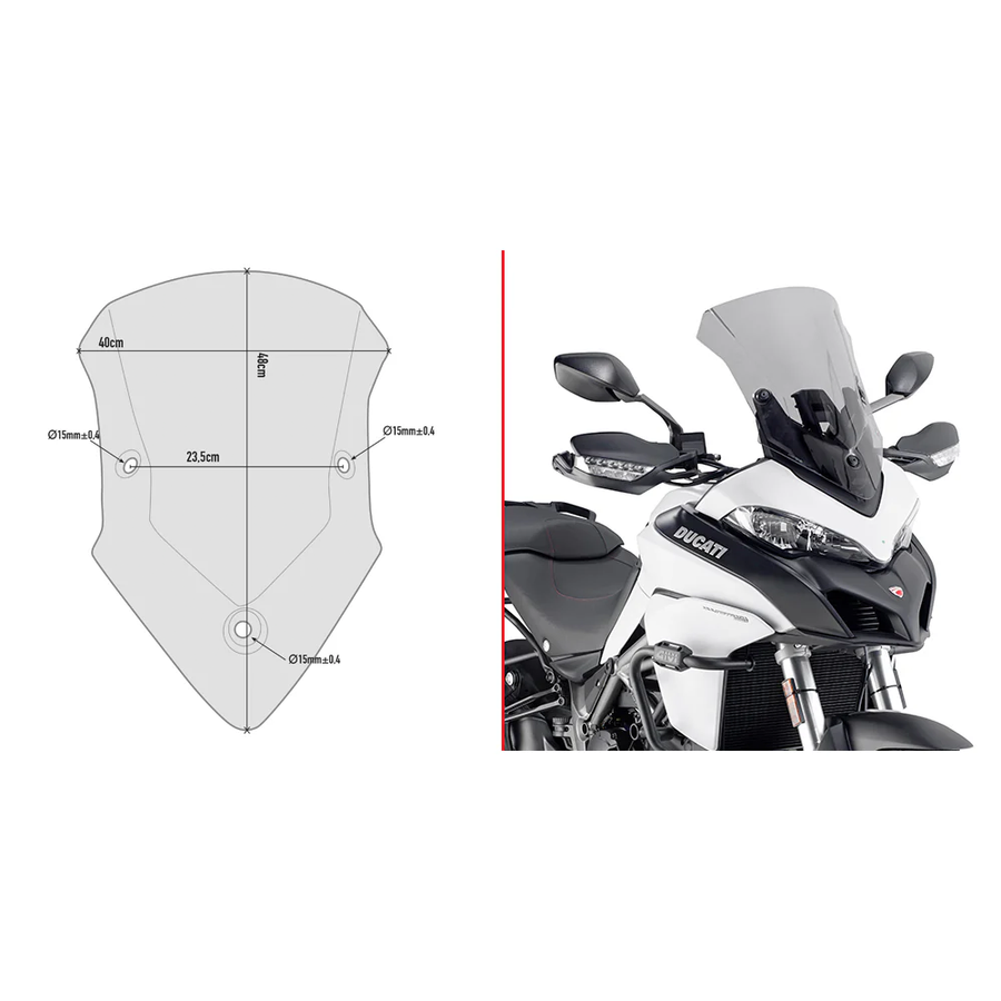 WINDSHIELD SPECIFIC SMOKE DUC | D7406S