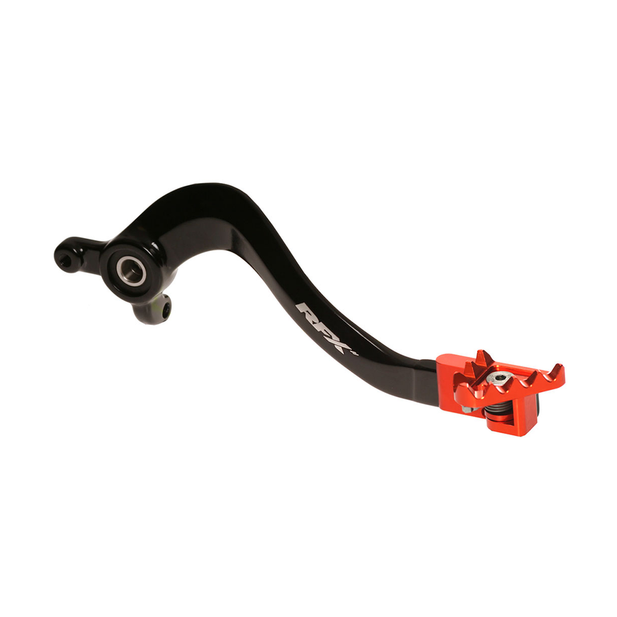 REAR BRAKE PEDAL ORANGE FOLDING-TIP KTM | FXRB 50700 99OR
