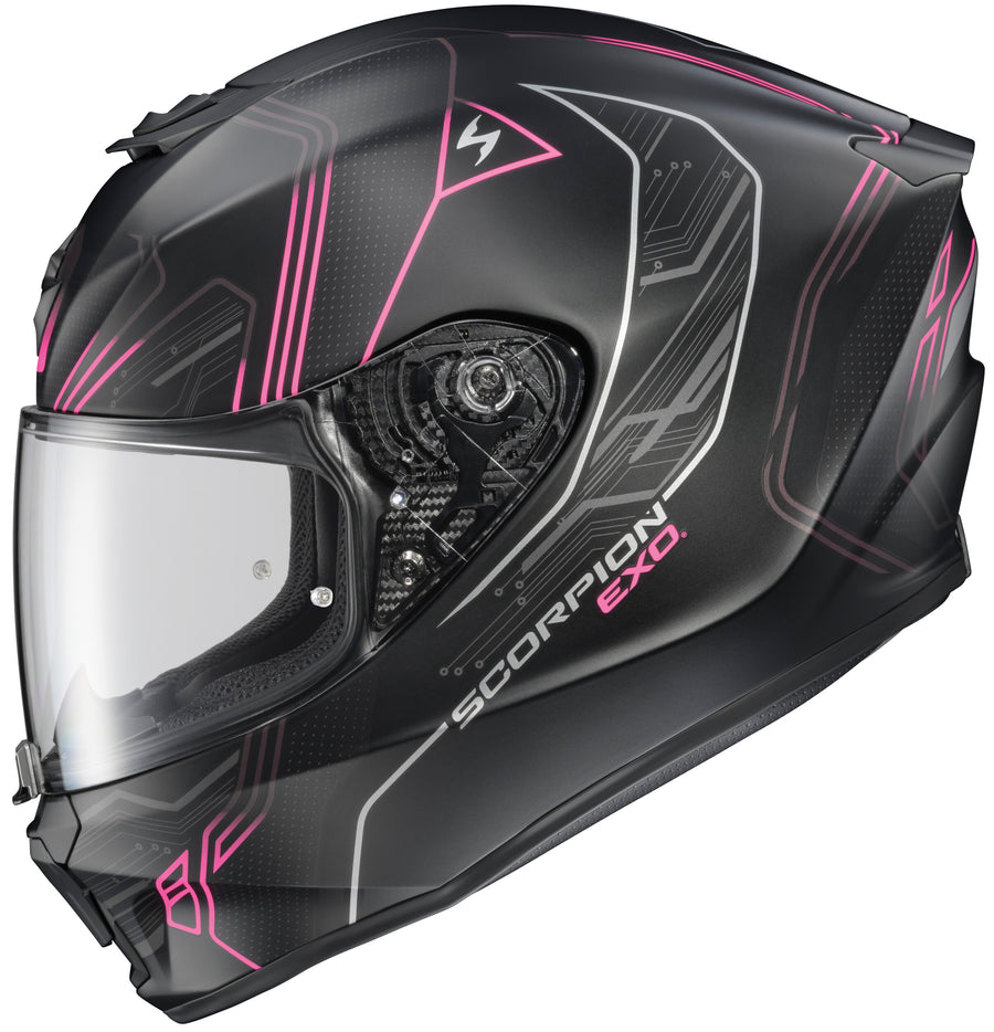 EXO-R330 FULL-FACE HELMET BENDR WHITE/PINK MD