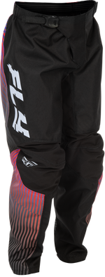 YOUTH F-16 PANTS BLACK/RED/PURPLE SZ 26