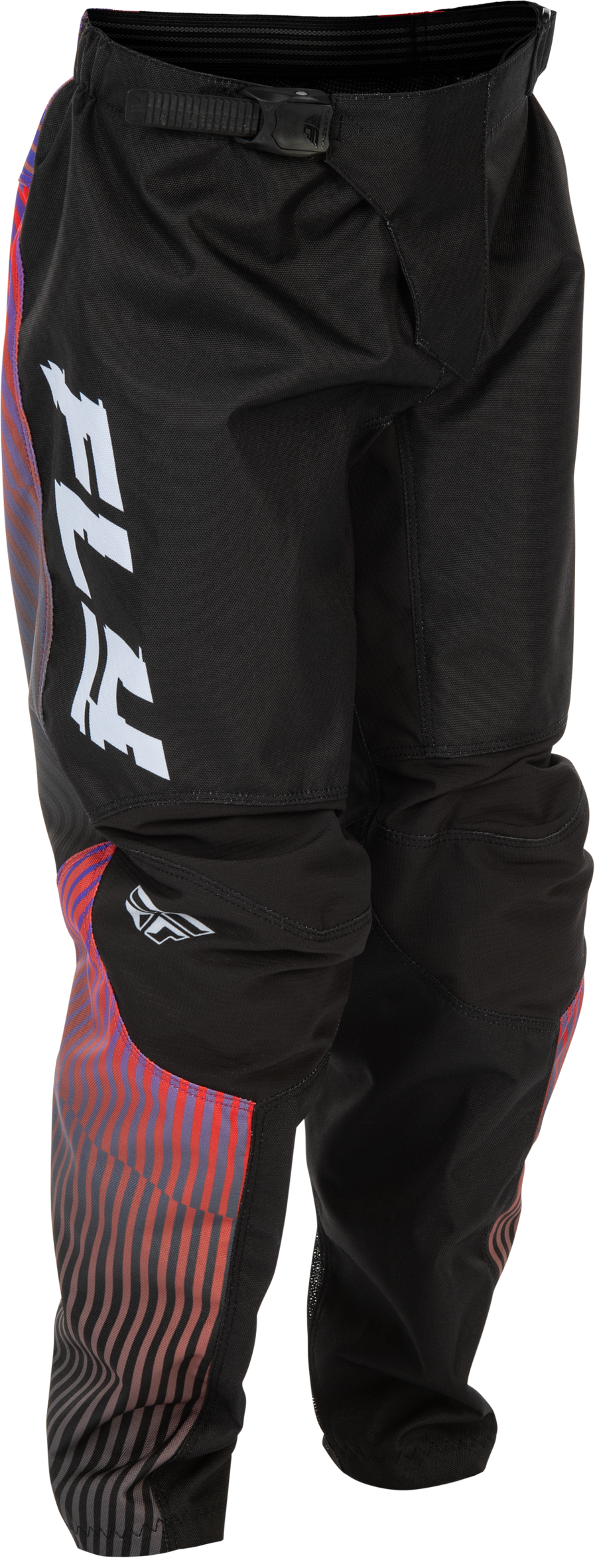 YOUTH F-16 PANTS BLACK/RED/PURPLE SZ 26