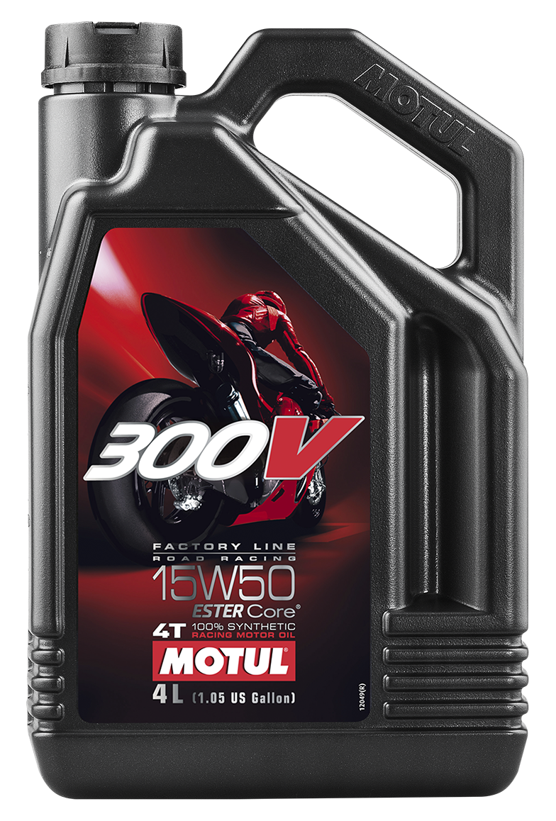 300V COMPETITION SYNTHETIC OIL 4T 15W50 4L 4/CASE