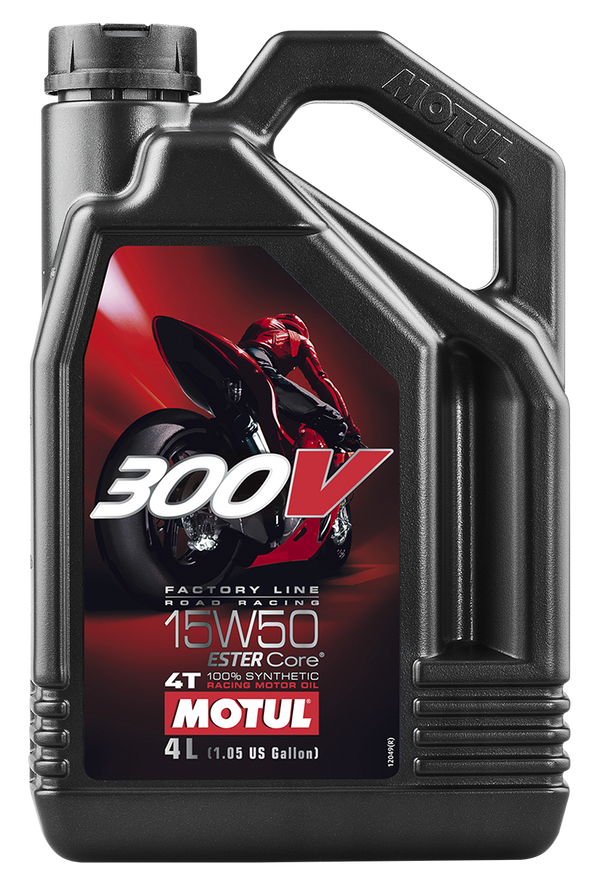 300V COMPETITION SYNTHETIC OIL 4T 15W50 4L 4/CASE