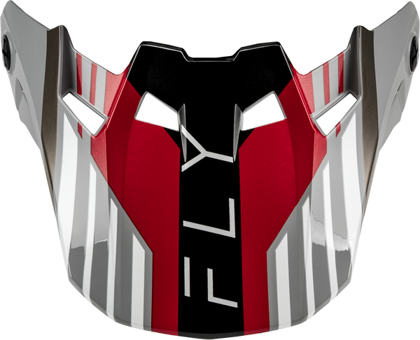 FORMULA CC STRIKE VISOR GREY/RED/BLACK/WHITE YL/SM