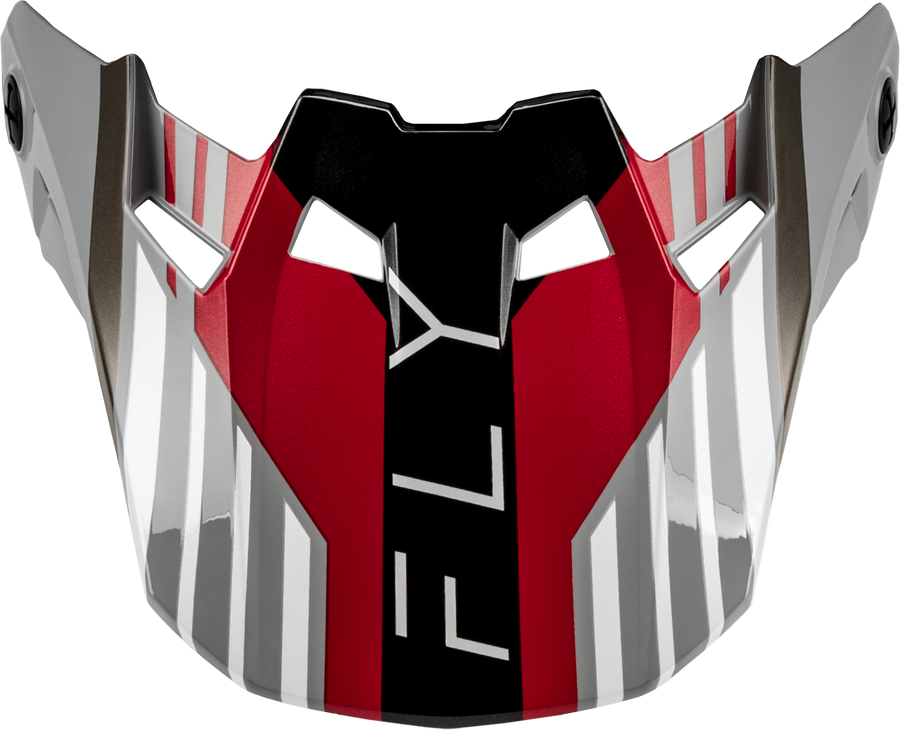 FORMULA CC STRIKE VISOR GREY/RED/BLACK/WHITE YL/SM