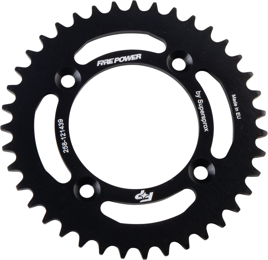 REAR SPROCKET ALUMINUM 39T BLK | FPA-1214-39-BLK