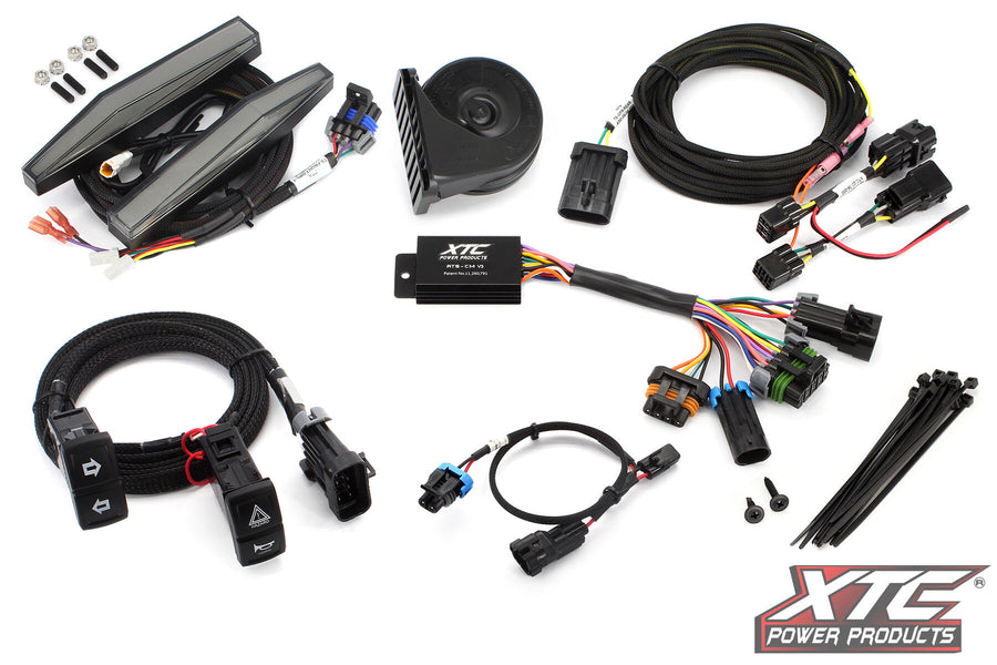 AUTO TURN SIGNAL KIT W/ HORN AND FRONT DRL LIGHTS CAN